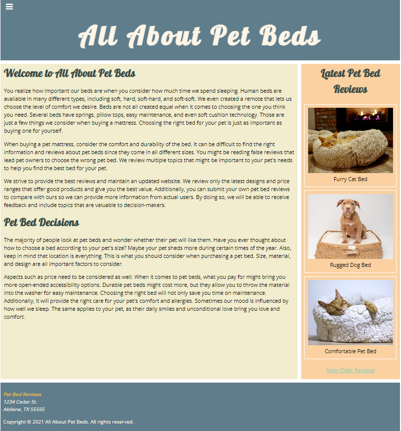 Featured image for “All About Pet Beds”